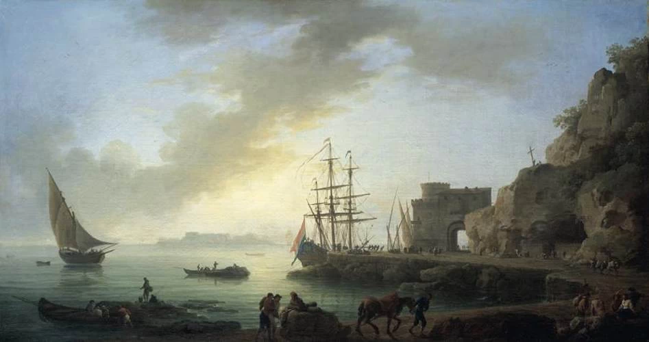  147-Porto del Mediterraneo all'alba 